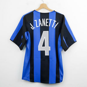 Maglia Home Inter Nike J. Zanetti 4 2004/2005 by NIKE - Home