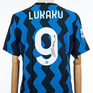 Maglia Home Inter Nike Lukaku 9 Autografata  2020/2021 by NIKE - Home (11)