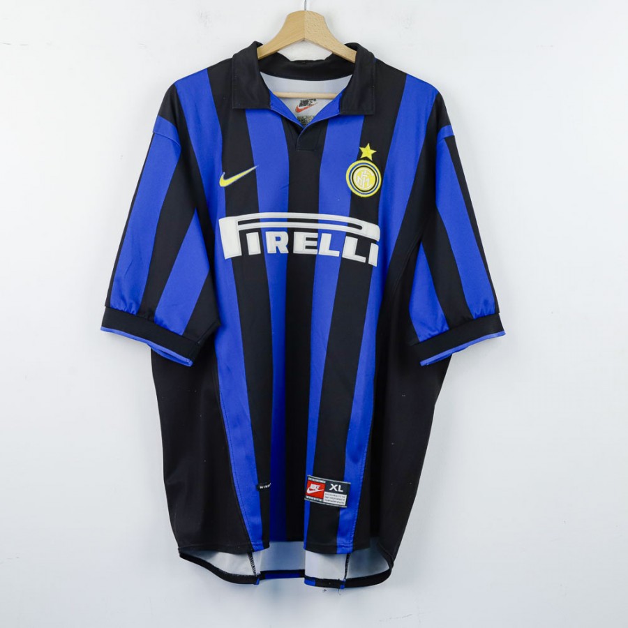 Inter Nike Zamorano No.18 1998/1999 Home Shirt