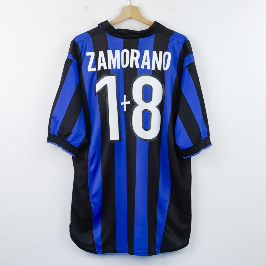 Inter Nike Zamorano No.18 1998/1999 Home Shirt