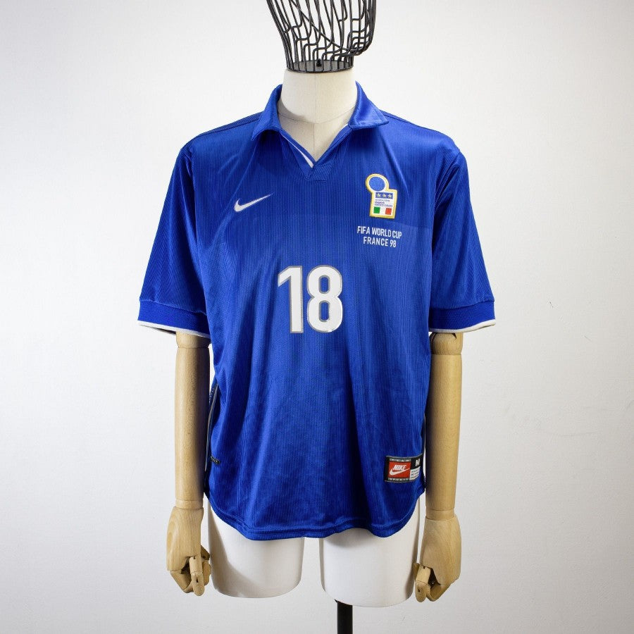 Baggio Italy World Cup 98 Shirt ITALY HOME JERSEY DIADORA 18