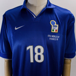 MAGLIA HOME ITALIA NIKE 18 BAGGIO MONDIALI FRANCIA 98 by NIKE - Altre Leghe (6)