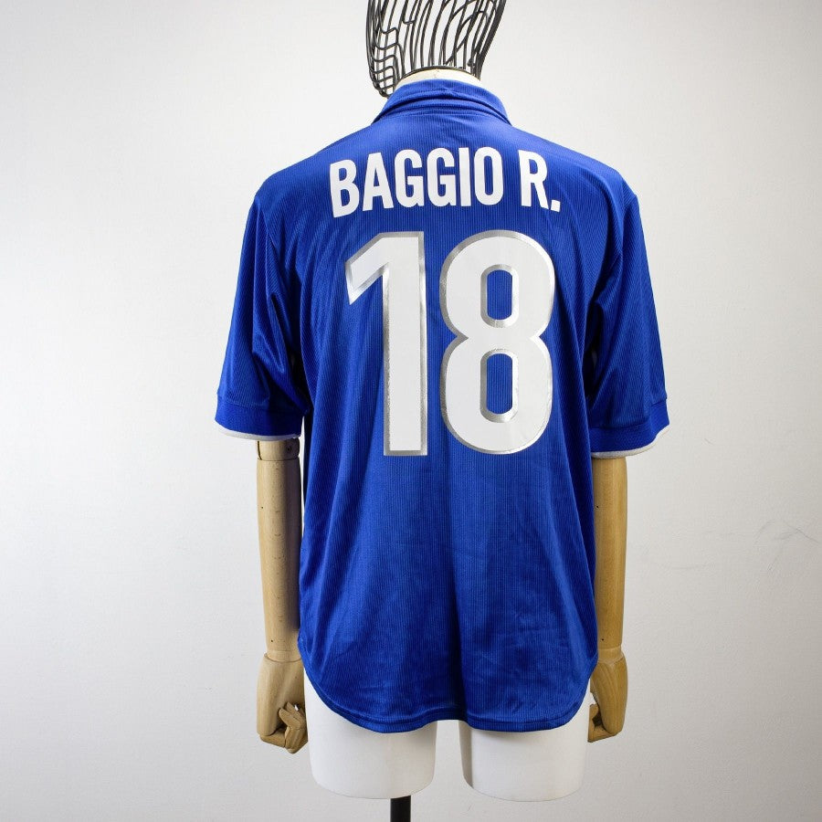MAGLIA HOME ITALIA NIKE 18 BAGGIO MONDIALI FRANCIA 98 by NIKE - Altre Leghe