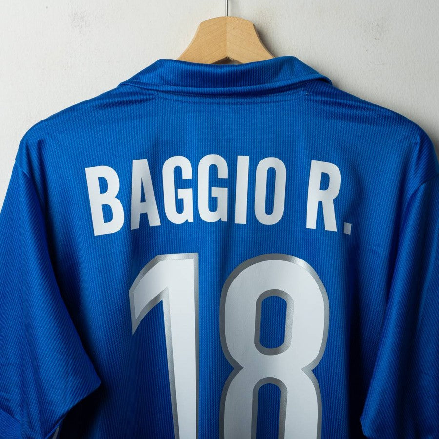 Maglia Home Italia Nike Baggio 18 Francia 1998 by NIKE - Home (5)