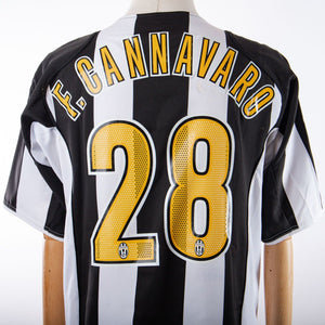maglia home juventus nike f.cannavaro 28 2004/2005 by NIKE - Home (9)