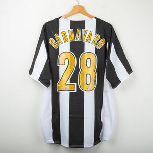 Maglia Home Juventus Nike firmata Cannavaro 28 2004/2005 by NIKE - Home