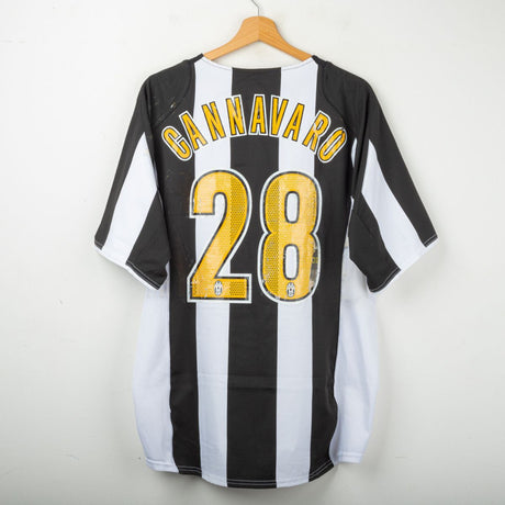 Maglia Home Juventus Nike firmata Cannavaro 28 2004/2005 by NIKE - Home