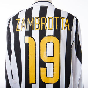 maglia home juventus nike ml zambrotta 19 2003/2004 by NIKE - Home (12)