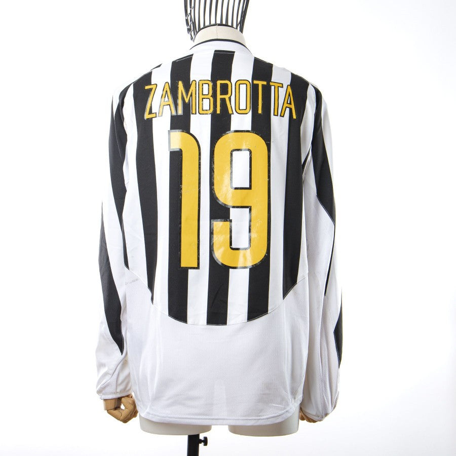 maglia home juventus nike ml zambrotta 19 2003/2004 by NIKE - Home