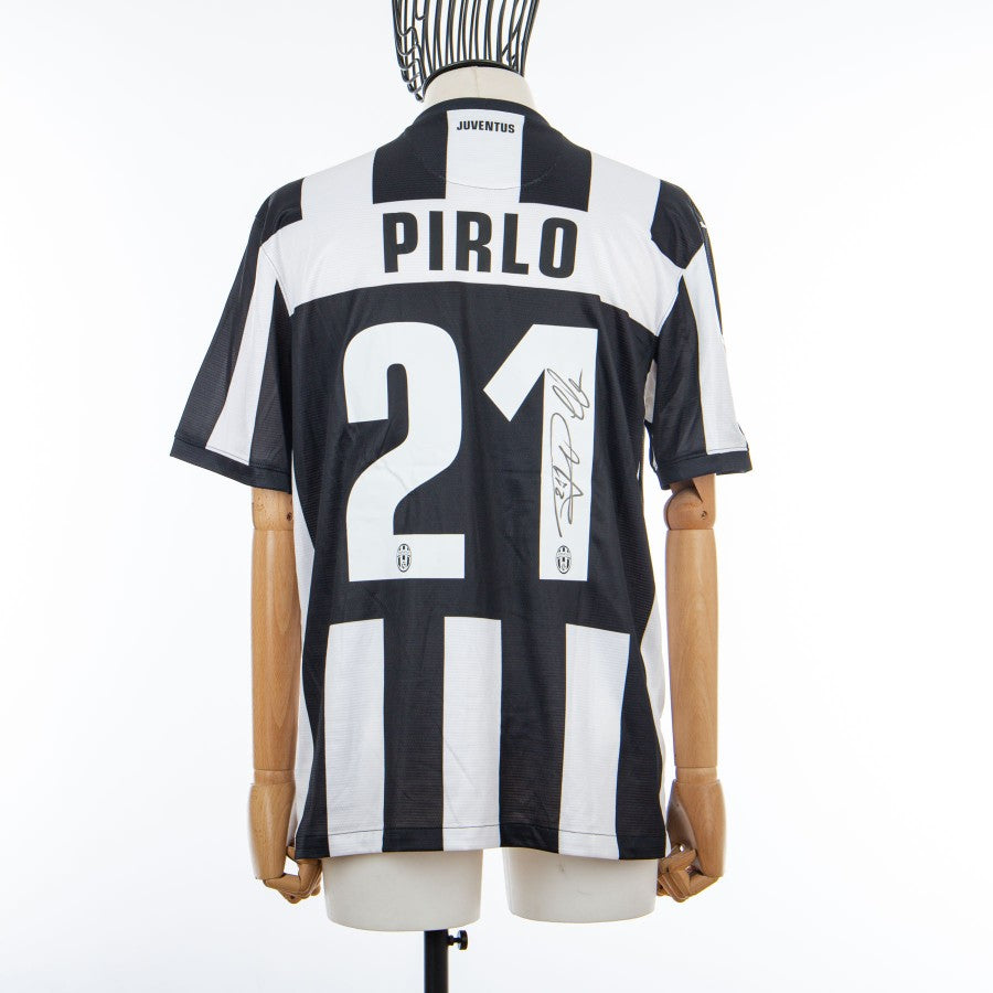 2012/2013 juventus nike pirlo 21 signed home jersey