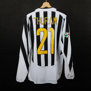 maglia home juventus nike thuram 21 2003/2004 by NIKE - Home