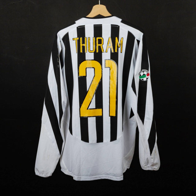 maglia home juventus nike thuram 21 2003/2004 by NIKE - Home