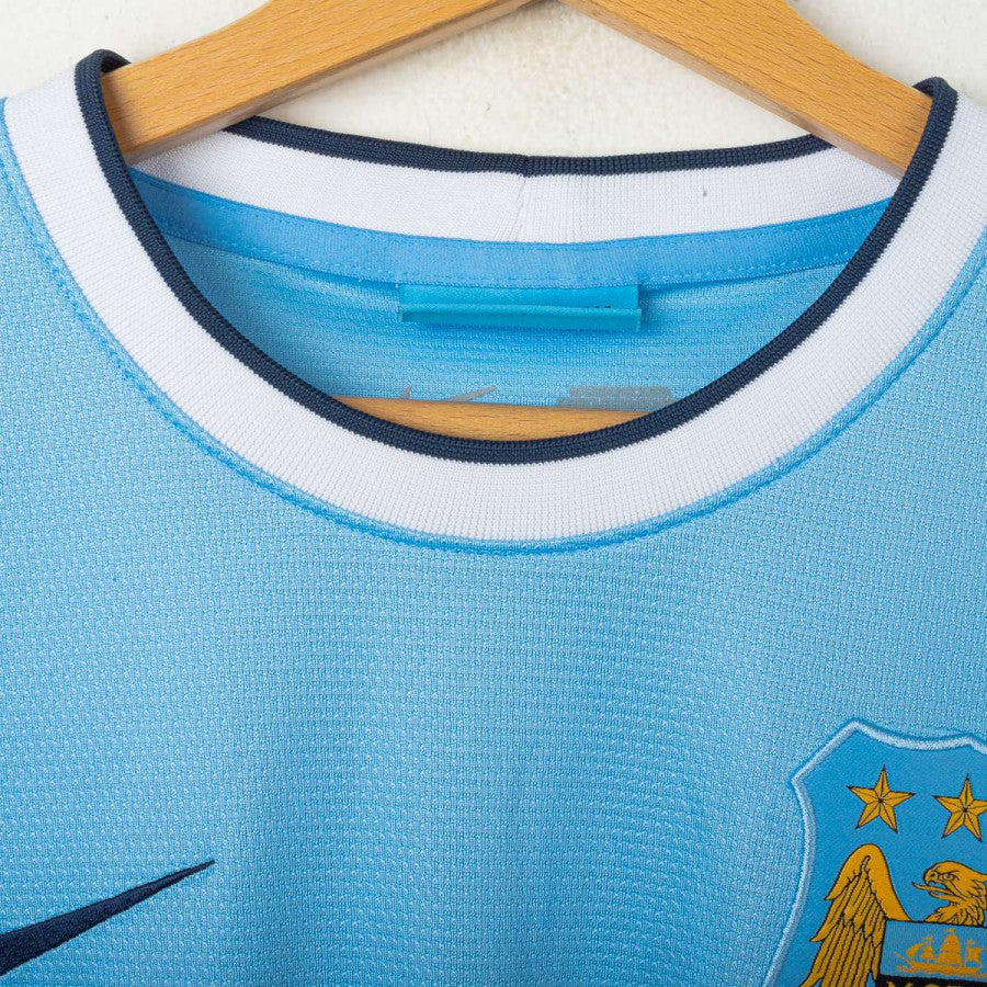 Maglia Home Manchester City Umbro Kun Aguero 16 2013/2014 by NIKE - Home (12)