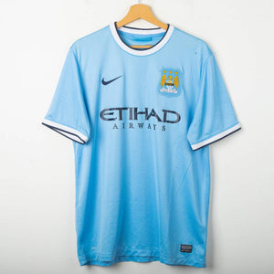 Maglia Home Manchester City Umbro Kun Aguero 16 2013/2014 by NIKE - Home (2)