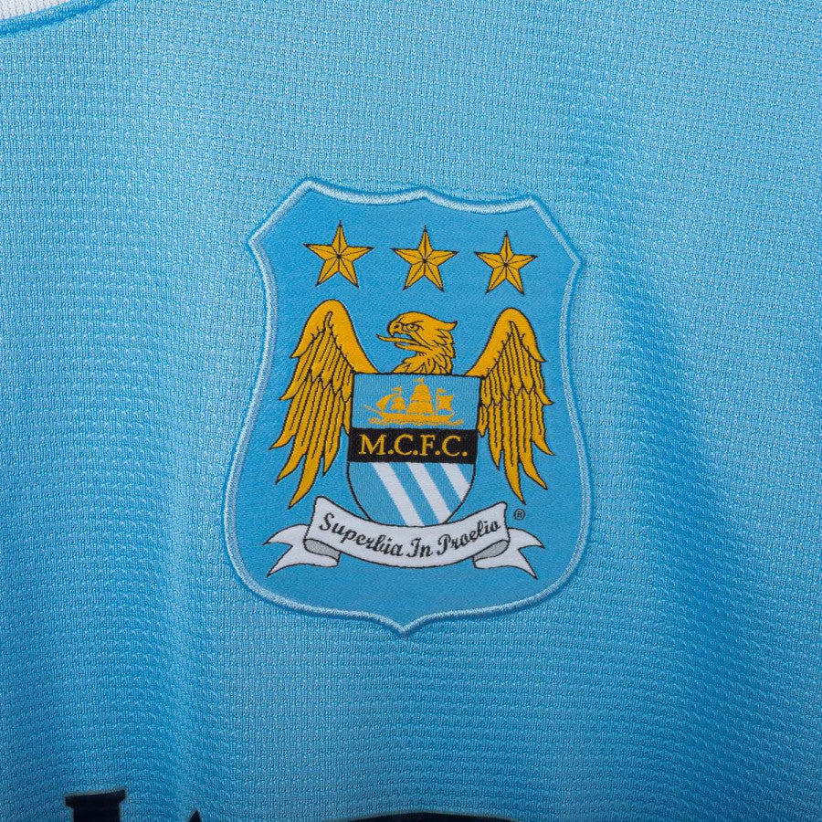 Maglia Home Manchester City Umbro Kun Aguero 16 2013/2014 by NIKE - Home (9)