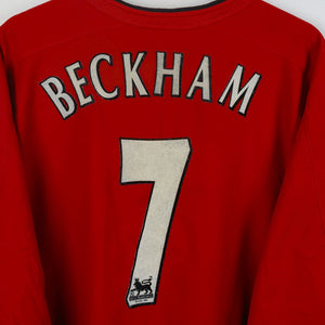 maglia home manchester united nike beckham 7 ML 2002/2003 by NIKE - Home (3)