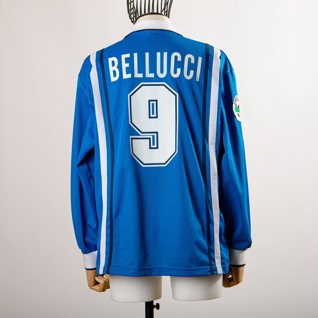 maglia home napoli nike ml 1997/1998 bellucci 9 by NIKE - Home