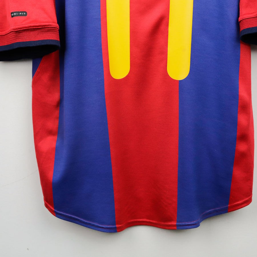 1998/1999 Home Barcelona Shirt Nike Overmars 11 – LE 7 SORELLE