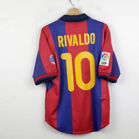 Maglia Home Nike Barcellona Rivaldo 10 1998/1999 by NIKE - Home