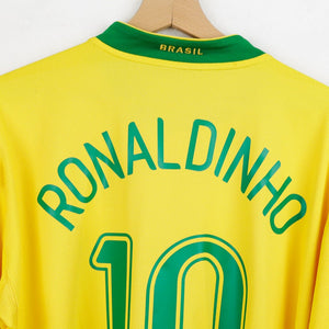 Maglia Home Nike Brasile Ronaldinho 10 2006  by NIKE - Home (4)