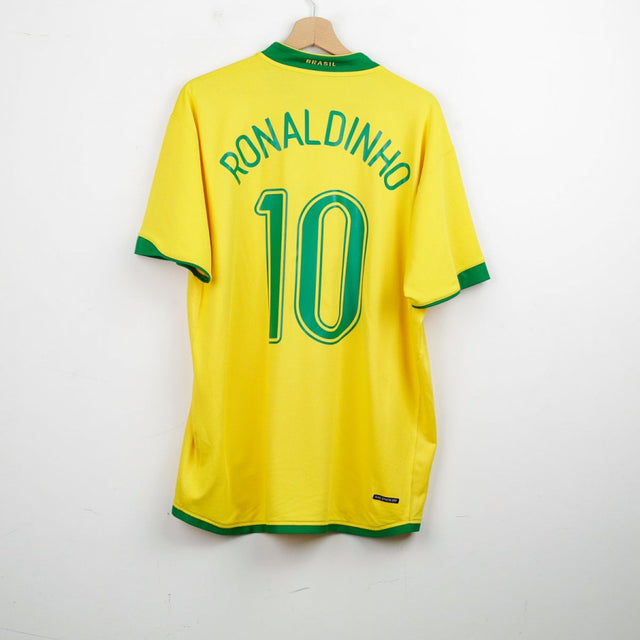 Maglia Home Nike Brasile Ronaldinho 10 2006  by NIKE - Home