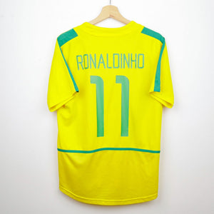 Maglia Home Nike Brasile Ronaldinho 11 2002 by NIKE - Home