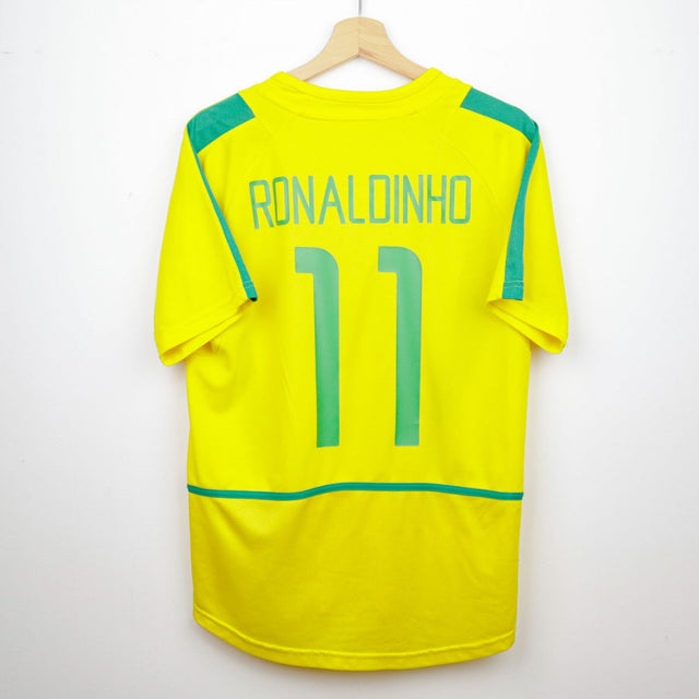 Maglia Home Nike Brasile Ronaldinho 11 2002 by NIKE - Home