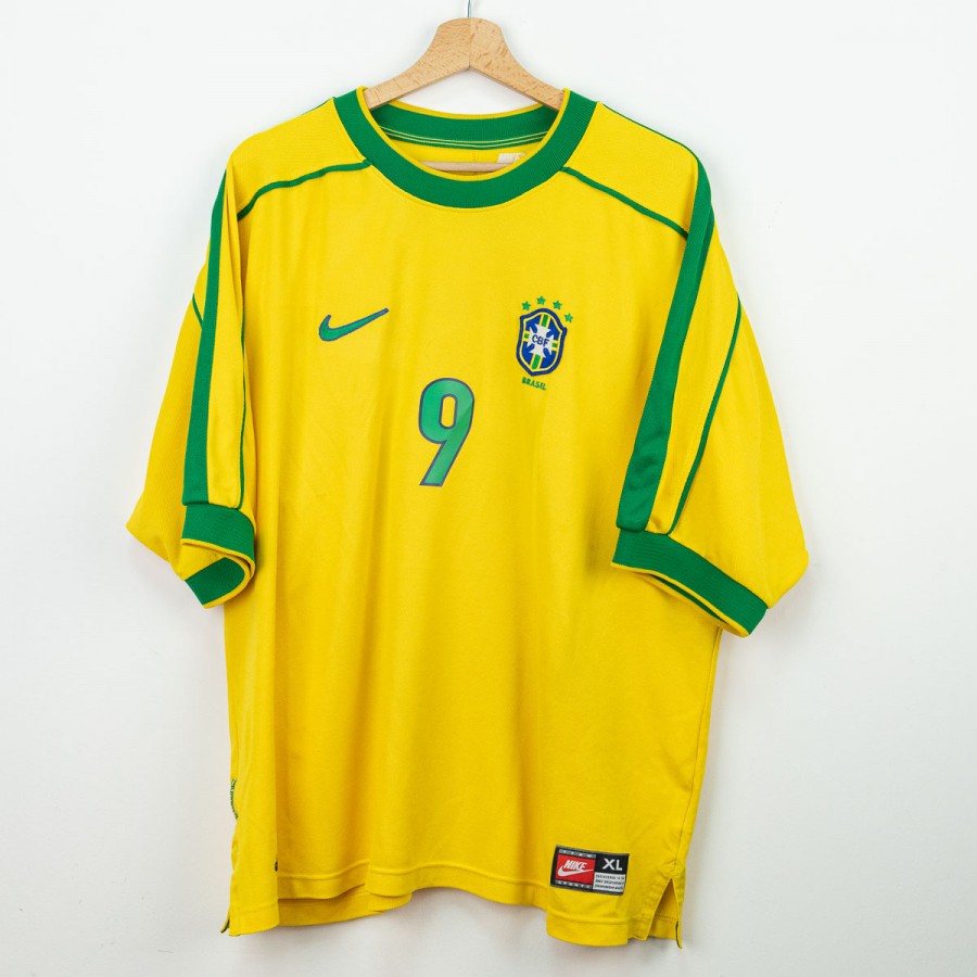 maglia home nike brasile ronaldo 9 1998 by NIKE - Home (2)