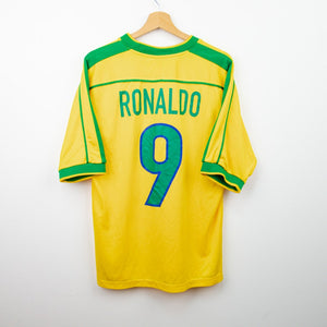 maglia home nike brasile ronaldo 9 1998 by NIKE - Home