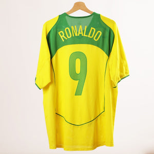 Maglia home Nike Brasile Ronaldo 9 2004/2005 by NIKE - Home