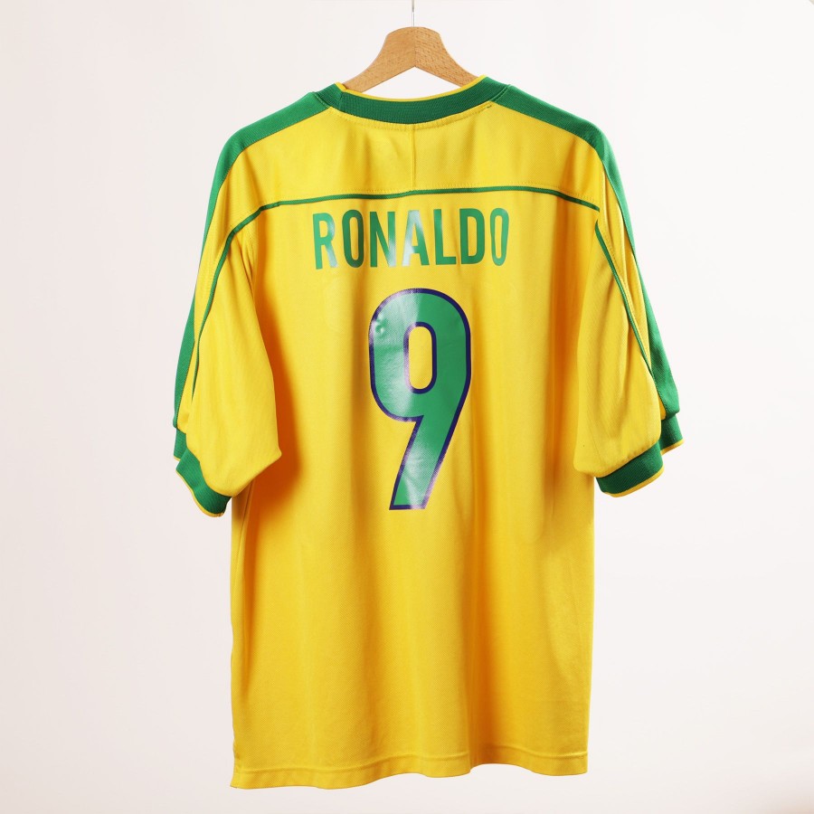Maglia home Nike Brasile Ronaldo 9 Francia 98 by NIKE - Home