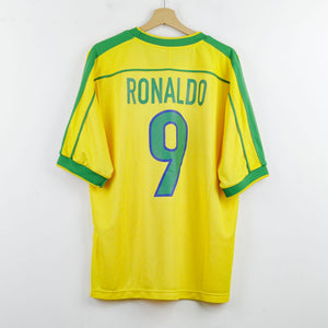 Maglia Home Nike Brasile Ronaldo n9 1998 by NIKE - Home