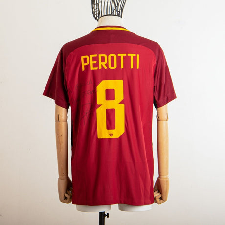 maglia home roma perotti 8 autografata 2017/2018 by NIKE - Home