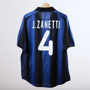 maglia inter home nike 2001/2002 zanetti 4 by NIKE - Home