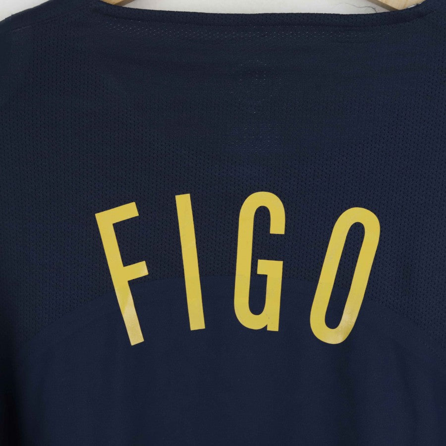 Maglia calcio vintage Inter FIGO Pirelli Nike 2006 2007 Serie A jersey Maglia calcio vintage Inter FIGO Pirelli Nike 2006 2007 Serie A jersey