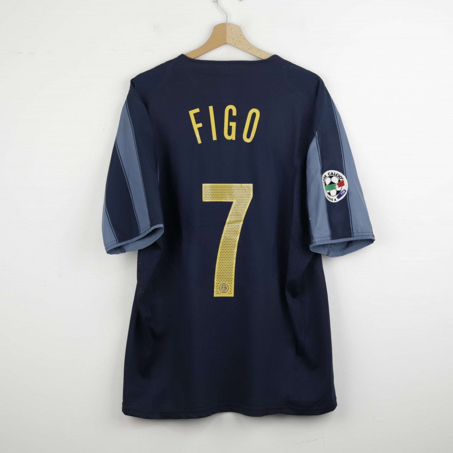 Maillot Inter Figo Match Worn Issue Finale Shirt Jersey Maillot Inter Figo Match Worn Issue Finale Shirt Jersey