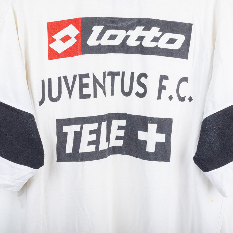 T-shirt Juventus Lotto Tele+ 2001/2002 by NIKE - Home (5)