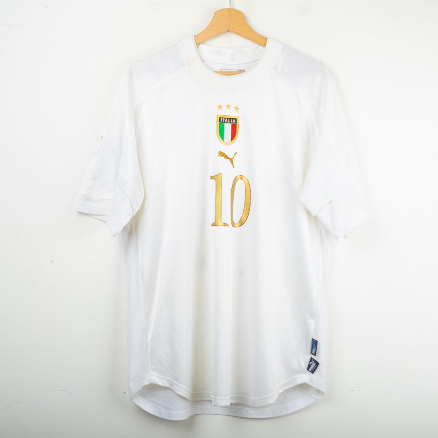 2004 Italy Away Puma Baggio 10 Shirt