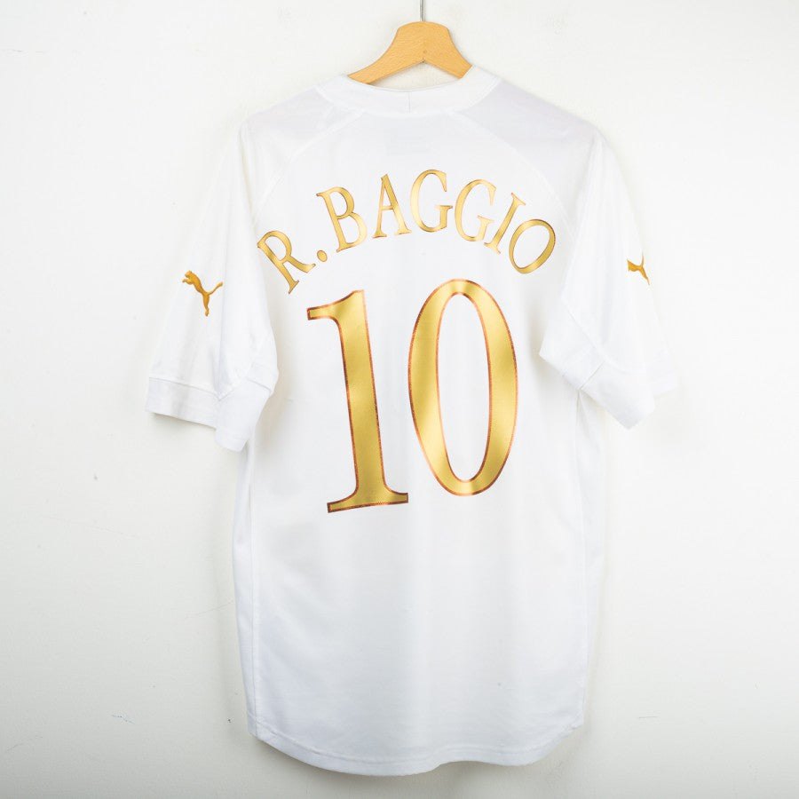 2004 Italy Away Puma Baggio 10 Shirt