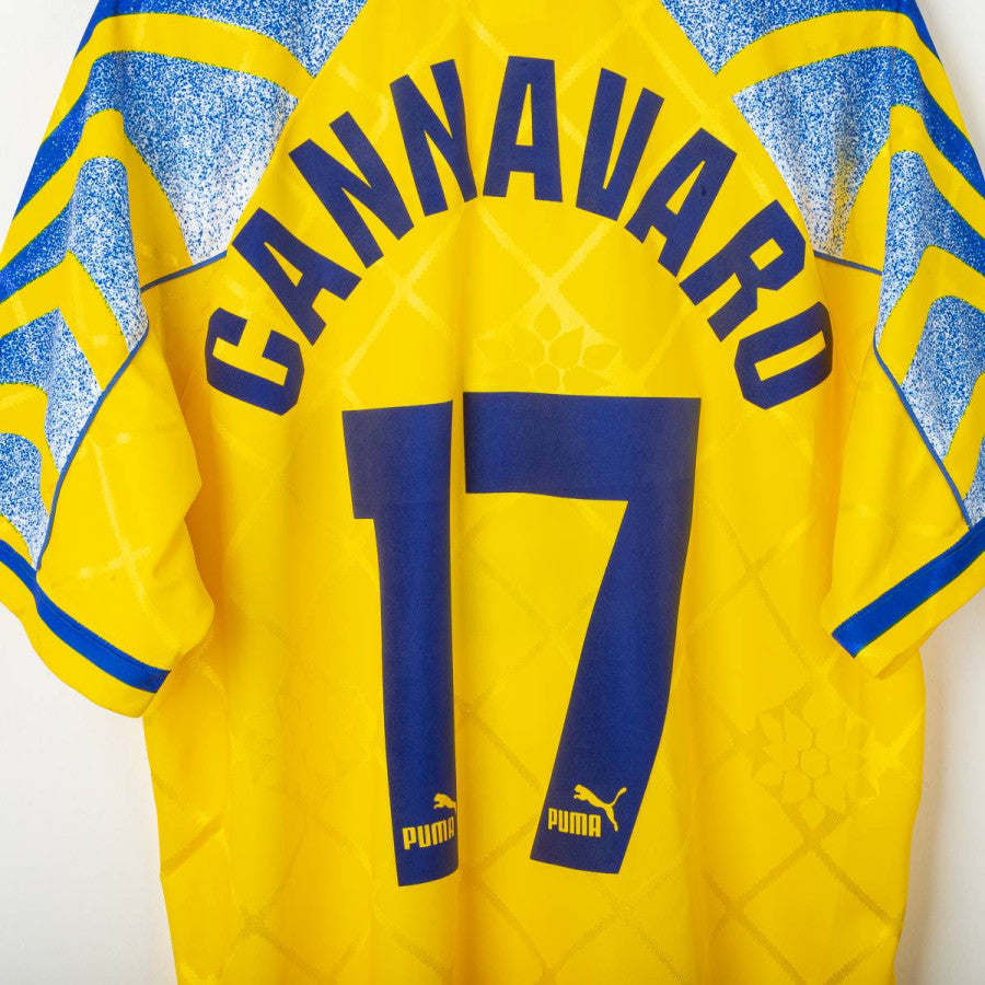 1995/1996 Parma Puma Away Shirt Cannavaro 17