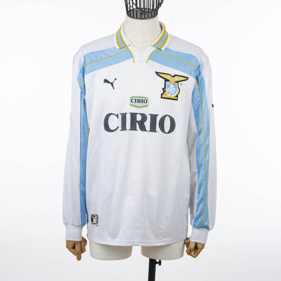 Maillot Lazio Stankovic Match Porté Haut Jersey Vintage Maillot Lazio Stankovic Match Porté Haut Jersey Vintage