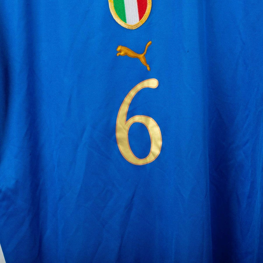 2004 Italy Home Puma Shirt Nesta 6
