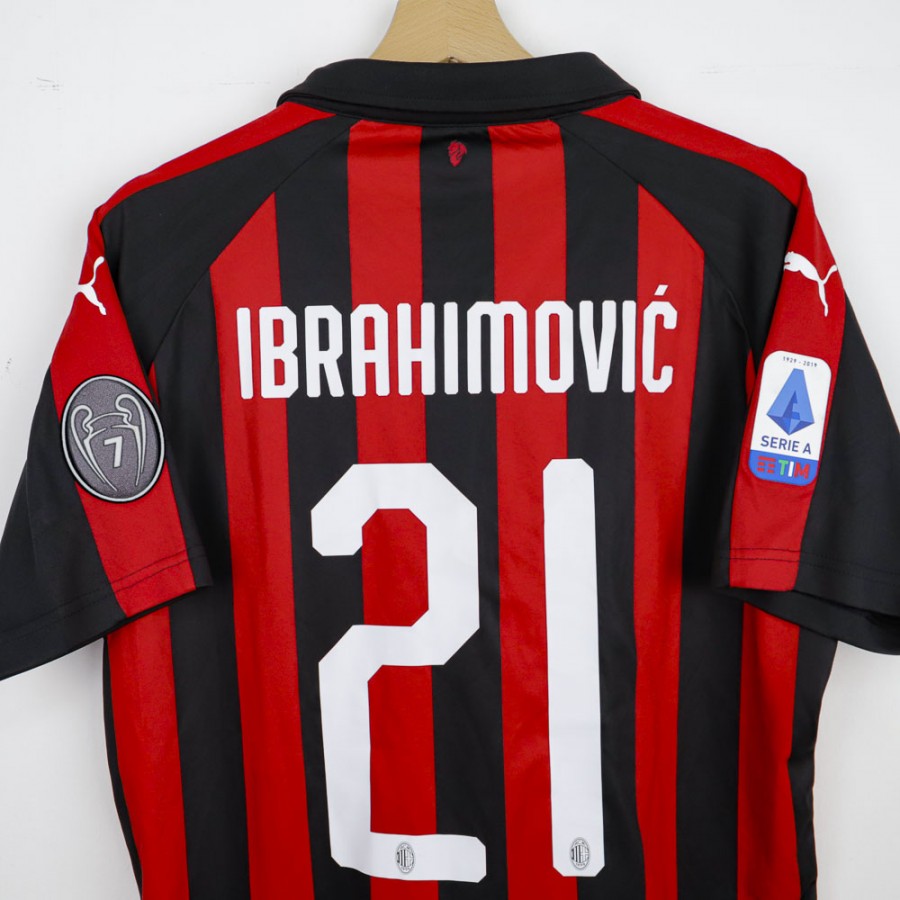 2018/2019 AC Milan Home Puma Ibrahimovic 21 Jersey