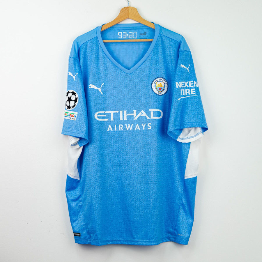 Manchester City Puma Bernardo 2021/2022 UEFA Home Shirt