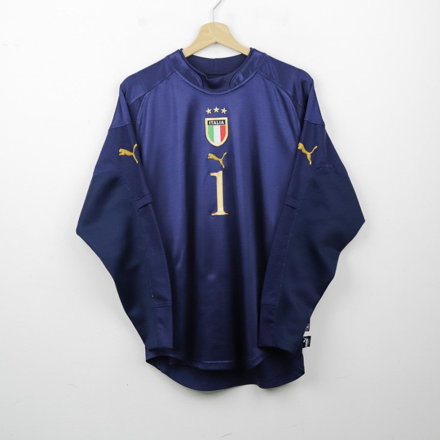 Puma BUFFON 1 ネイビー Lサイズ シャツ Italy Puma Buffon 1 2004 Home Goalkeeper Jersey