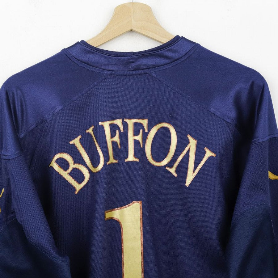 Italy Puma Buffon 1 2004 Home Goalkeeper Jersey