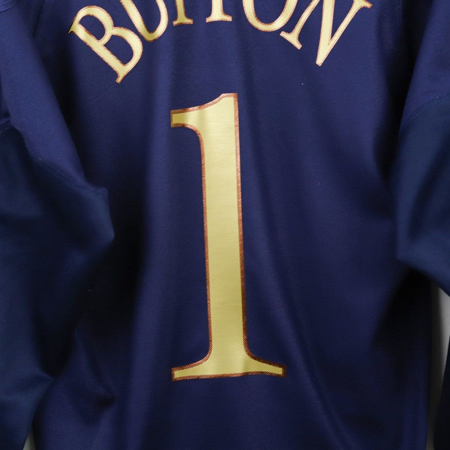 Italy Puma Buffon 1 2004 Home Goalkeeper Jersey