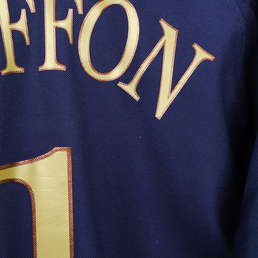 Italy Puma Buffon 1 2004 Home Goalkeeper Jersey