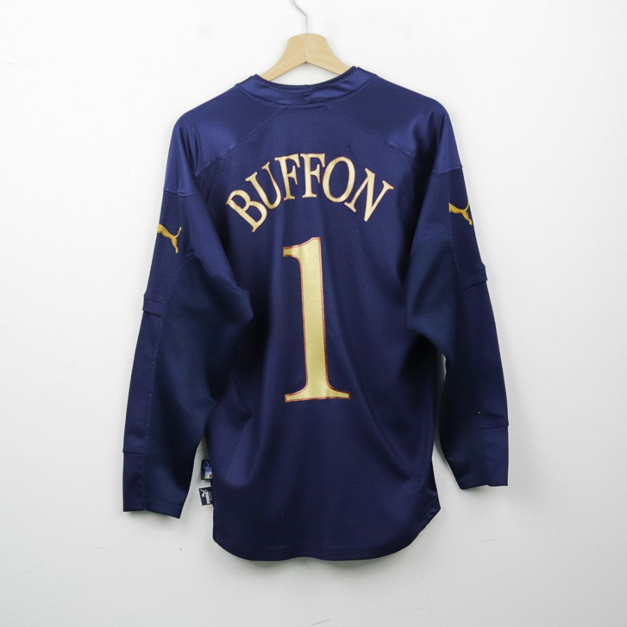 Puma BUFFON 1 ネイビー Lサイズ シャツ Puma Italy Men's Home Jersey 2014 Legend Buffon #1 - Royal Blue | eBay