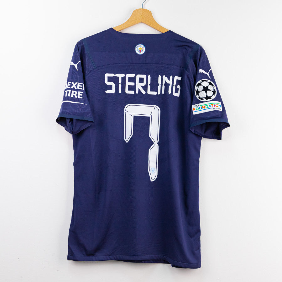 2021/2022 Manchester City Puma Sterling 7 Champions League Third Jerse